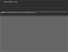 Tablet Screenshot of myawaddy.com